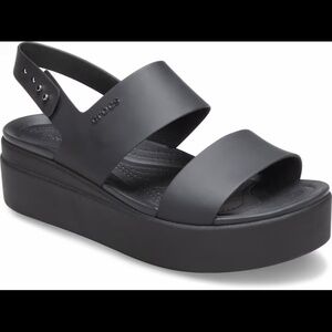 Croc Platform Sandals